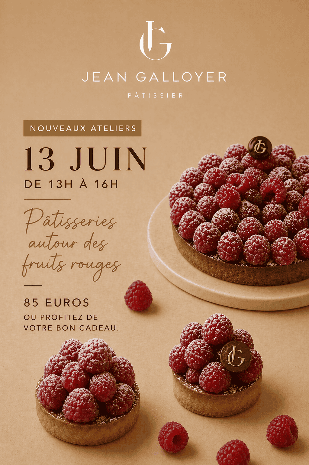 cours autour des fruits rouges  13 juin de 13h à 16h